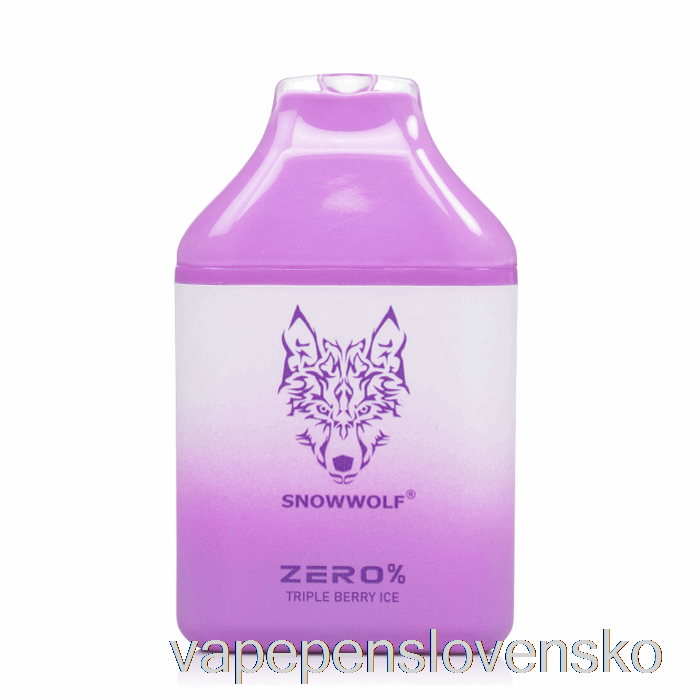 Snowwolf Zero 5500 0% Jednorazová Trojitá ľadová Cigareta Bez Nikotínu